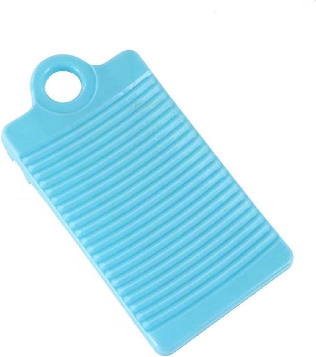 Mini Wasbord - Plastic Wasbord - Handwas Kleding - Anti-slip Ontwerp - 31 x 16 cm - Blauw