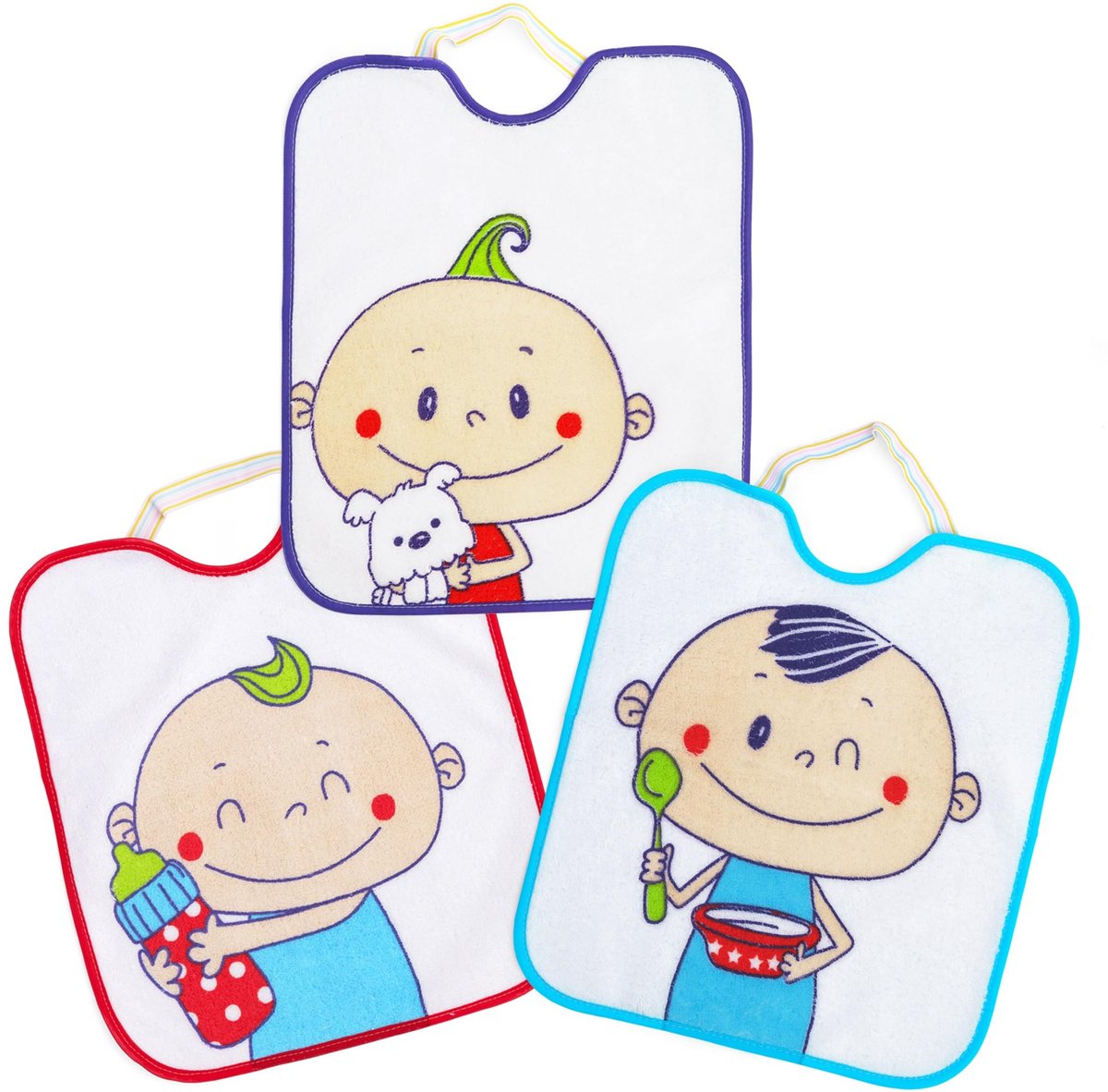 Slabbetjes - Waterproof - 28x32 cm - Microvezel