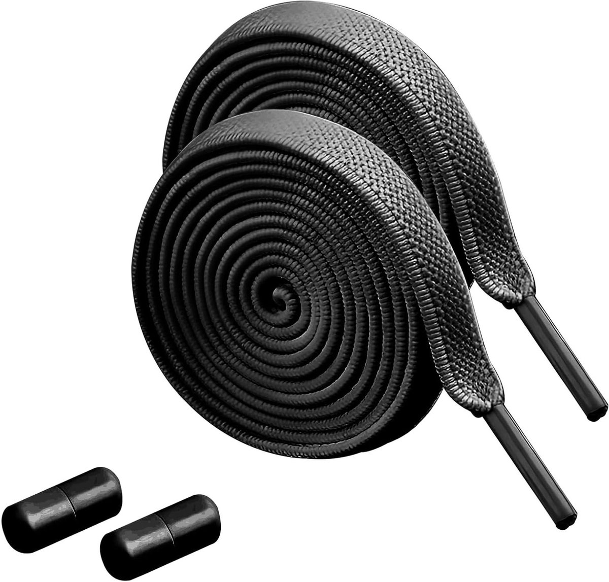 Elastische schoenveters zonder strik voor volwassenen en kinderen, vervangende sportveters, 100 cm lang, ideaal voor sneakers en wandelschoenen