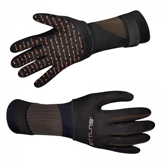BTTLNS Neopreen zwemhandschoenen - 2mm neopreen - Ultieme warmte - Voorkom waterinfiltratie - Ultieme bescherming in de kou - Boreas 1.0 - Goud - XL