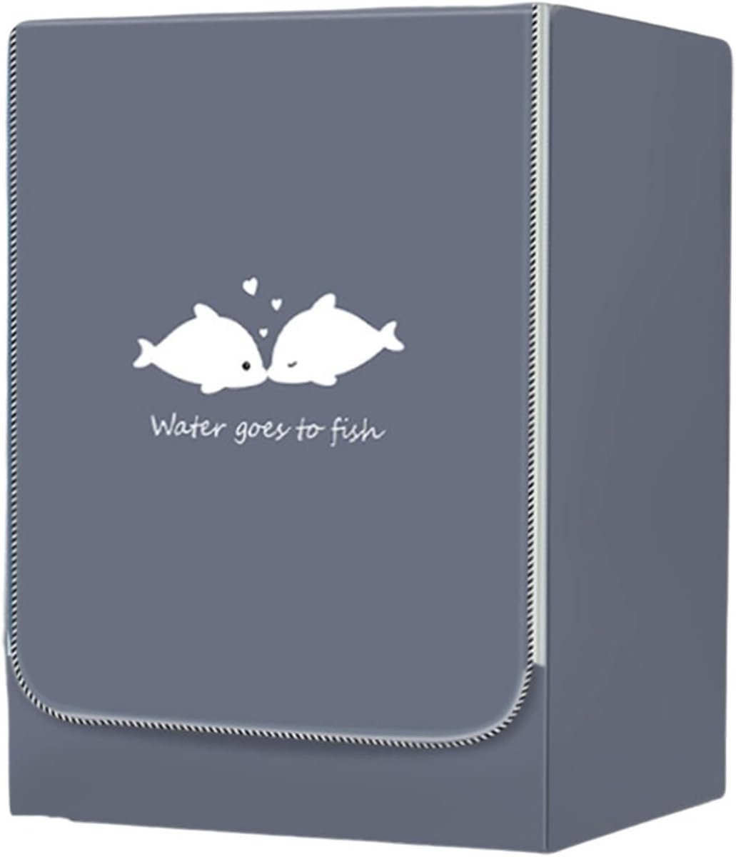 Wasmachinehoes Apparaatbeschermer Bescherming Wasapparatuur Waterdicht en Stofdicht 60x85x52cm Grijs