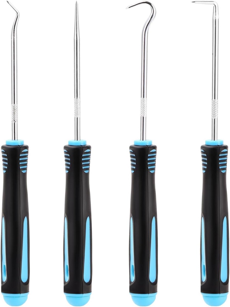 EGoods - Pick en Snap on Gereedschap Haak Set voor Auto Oliekeerring 4 Stuks