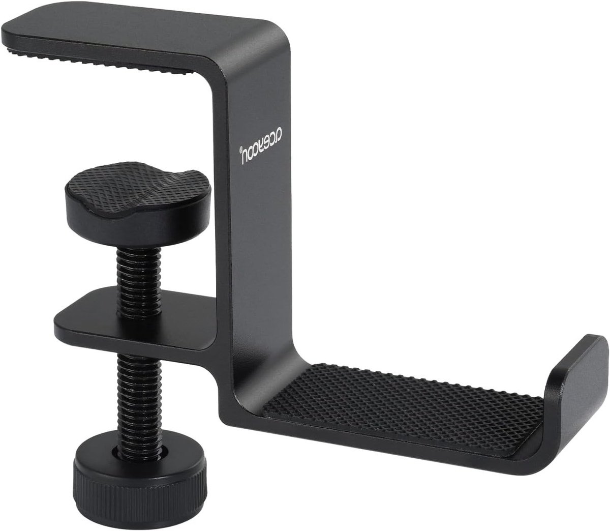 SnelShoppen - Hoofdtelefoonhouder - Gaming Headset Houder Onder Bureau - Tafel Haak met Siliconen Pad - Verstelbare Hoofdtelefoonhanger voor Handtas e