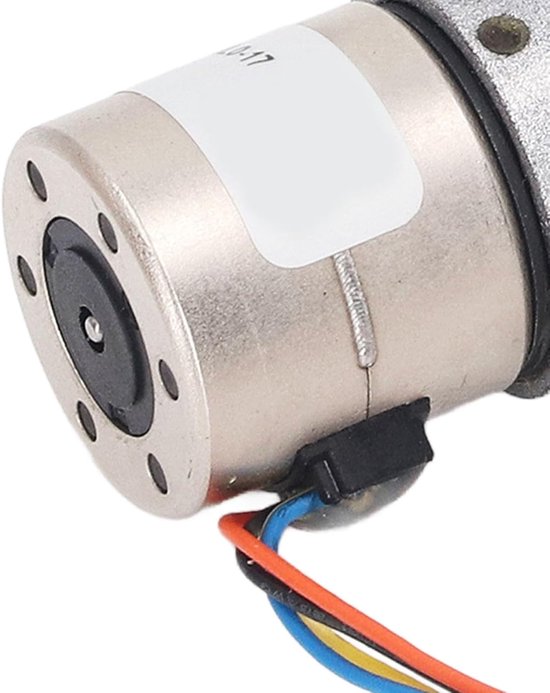 Mini Gear Motor - Stepper Motor - Automatisering Kantoor - Roestvrij Staal - 75g - Zilver — afbeelding 2