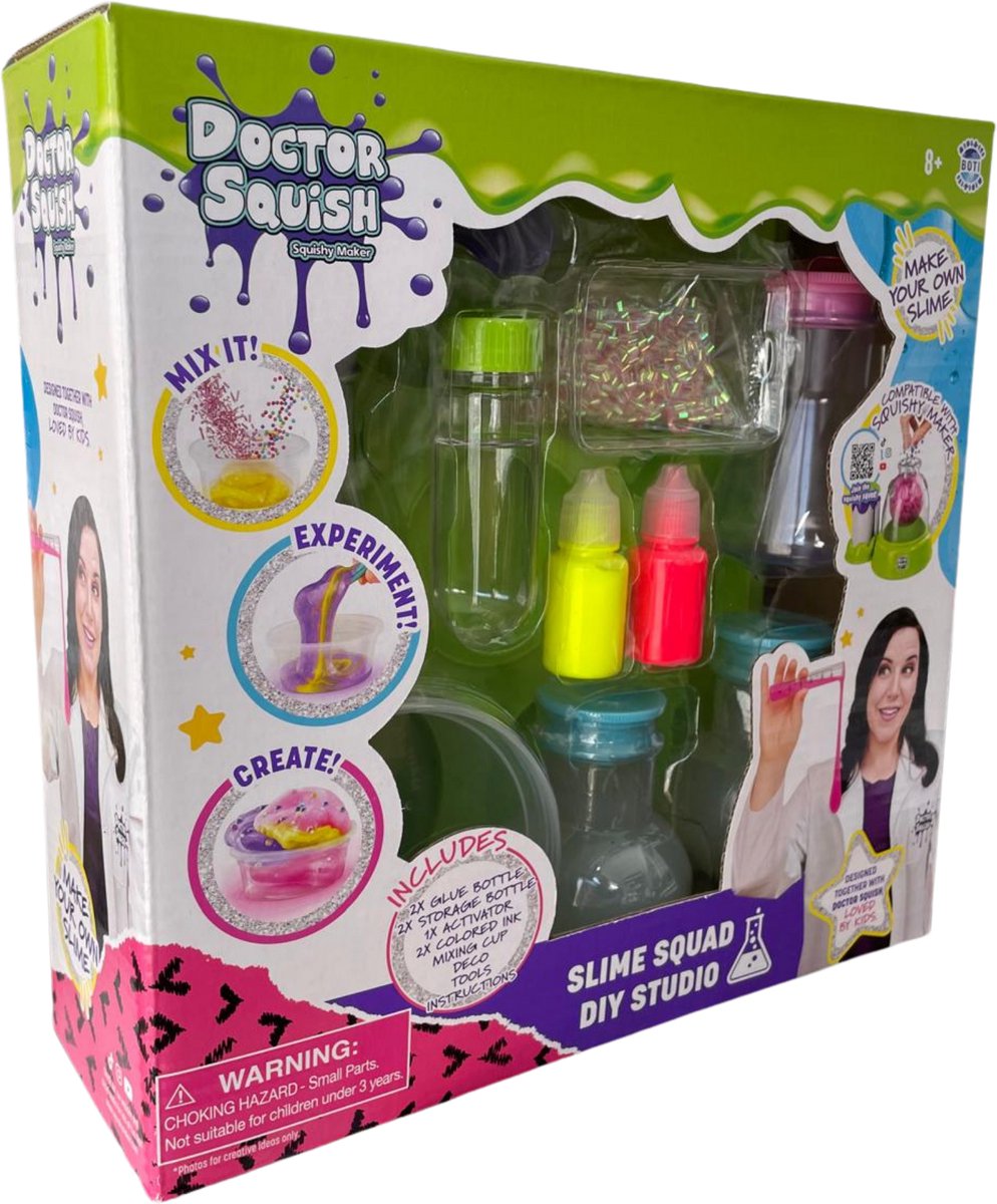 Doctor Squish – Slime Academy – Maak je eigen Slime — cadeau in Spellen & Speelgoed - foto 3