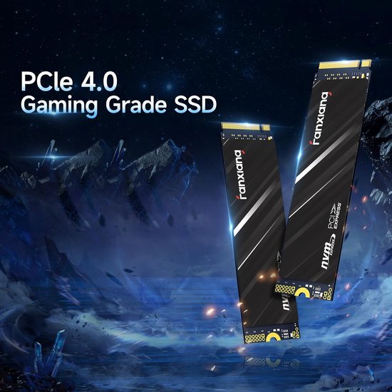 Interne SSD - Opslag Schijf - Snelle Data Overdracht - PCIe Gen4x4 Interface - 500GB Capaciteit — afbeelding 2