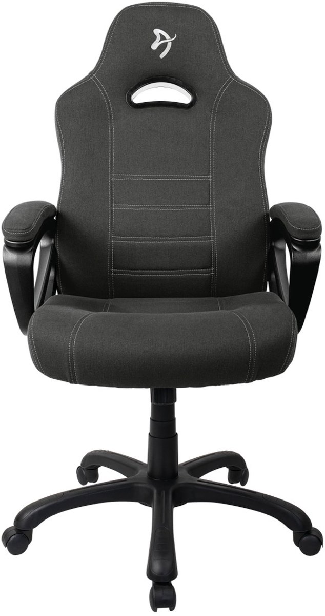 Arozzi Gaming stoel Enzo zwart./grijs - Woven Fabric Grey Logo