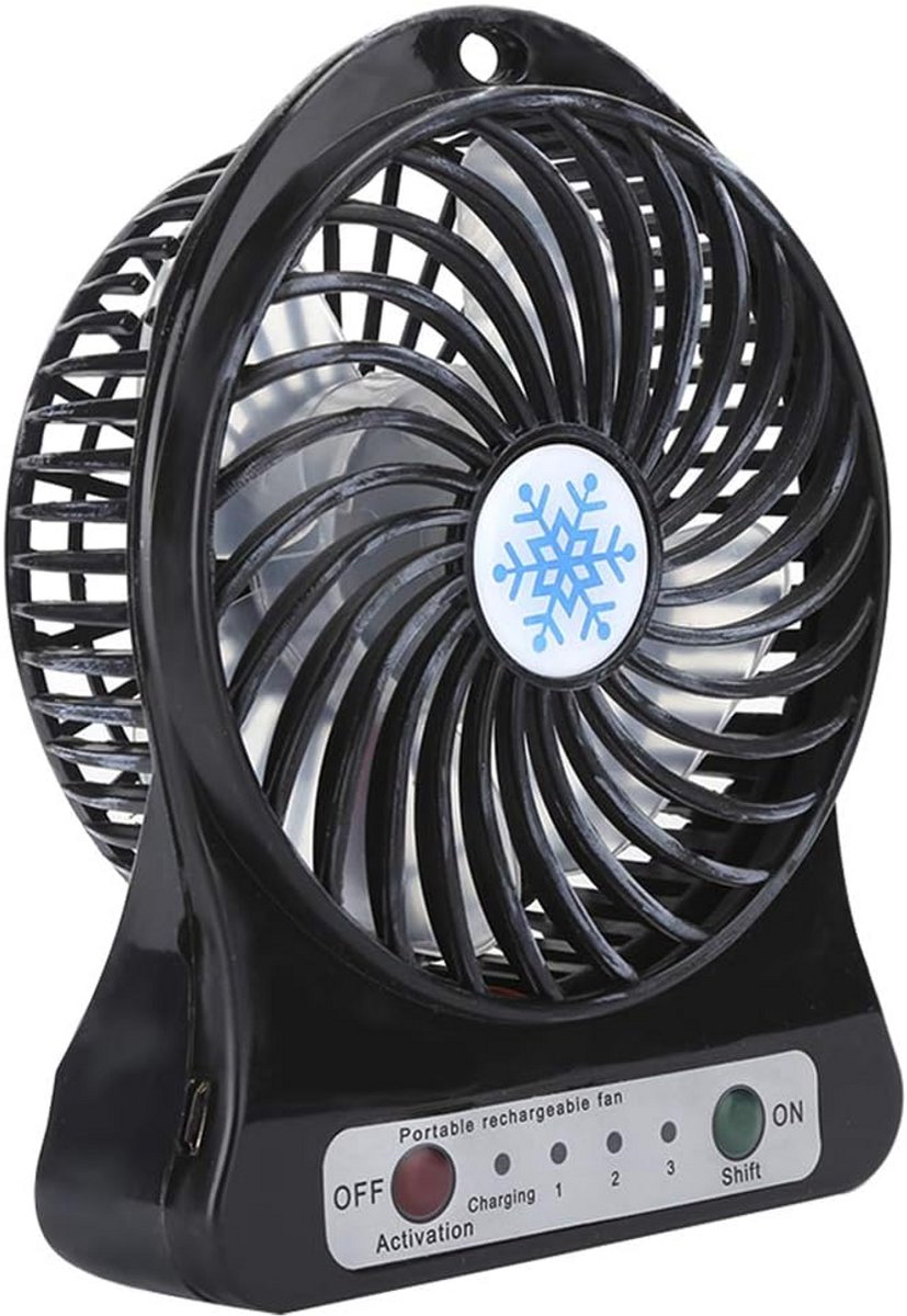 Mini Ventilator - Krachtige Waaier - Tafelventilator - Airco Verkoeling - Luchtstroom