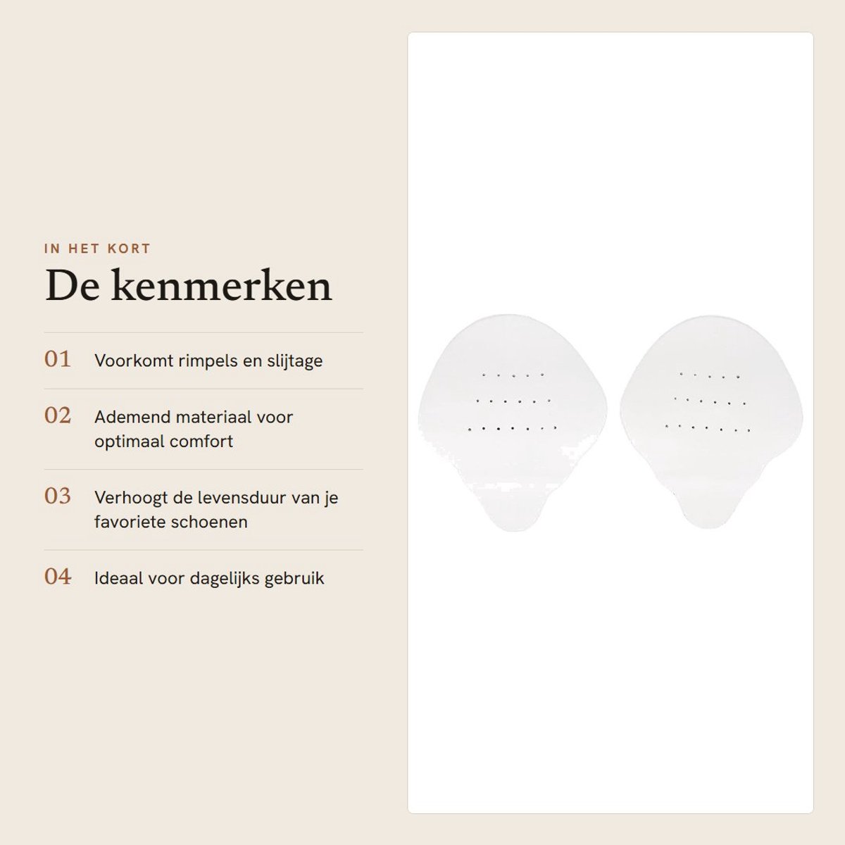 Dailygoods- Rimpelbeschermer Ademend - Anti-rimpel Schoen - Luchtmachtschoenen - Sneaker Bescherming - Verlengde Levensduur - Maat S(35-39) - Schoenbeschermer