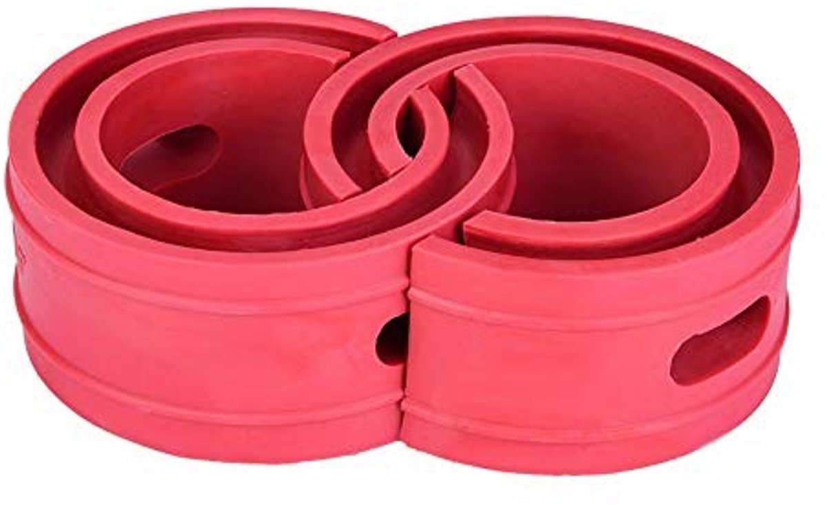 Dailygoods- Stoßdämpfer 2-delig - Verbeterde Fahrstabilität - Verhoogd Fahrkomfort - Geluidsabsorberend - Versterkt Veiligheid - Verhoogt Karosserie 0,2-0,3 cm - Vering