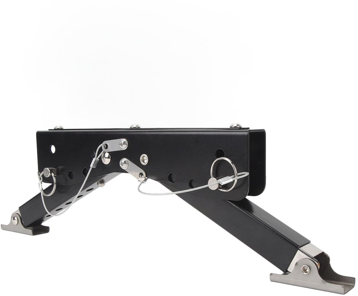 Dailygoods- Trapstabilisatieset Eenvoudige installatie - Verstelbare instaphouder - Stabiele ondersteuning - Duurzaam staal - Veiligheid en stabiliteit - Geschikt voor campers - Stabilisator