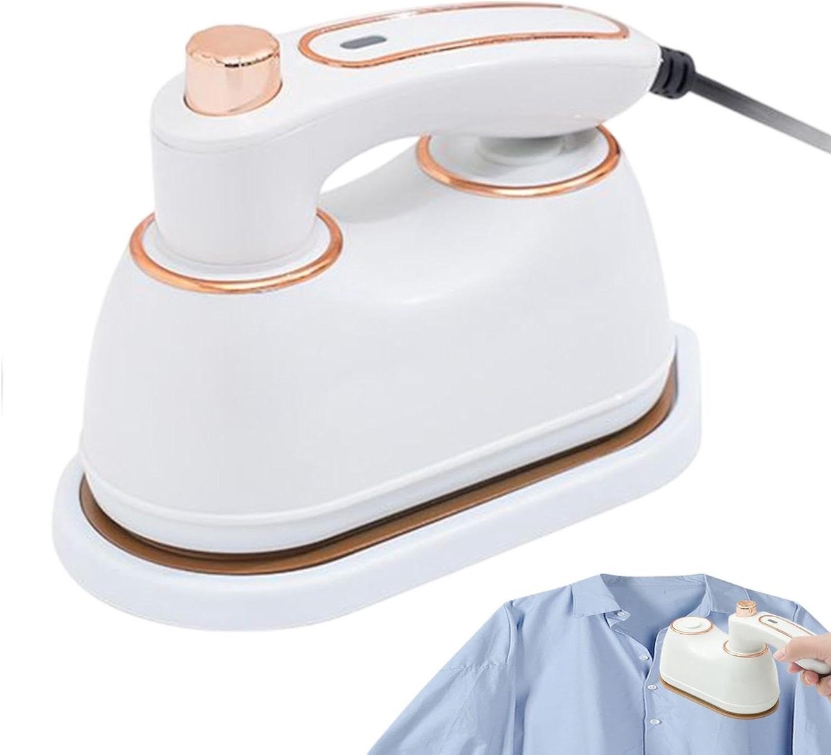 Kleding Stomer - Handstomer - Kreukvrij Maken - Snelle Opwarming - Compact Formaat - Zwart