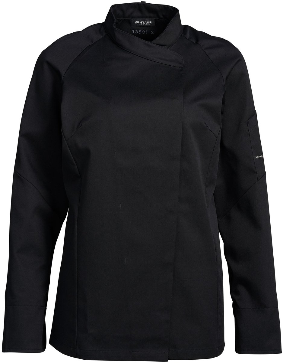 Kentaur Ladies’ chef-/waiter’s jacket 13501-20 Zwart