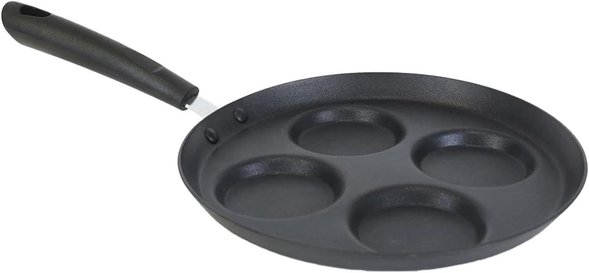 Pannenkoekenpan Koekenpan Lekkere Pannenkoeken Bakken Non-stick Coating Ø 24 cm Multicolor
