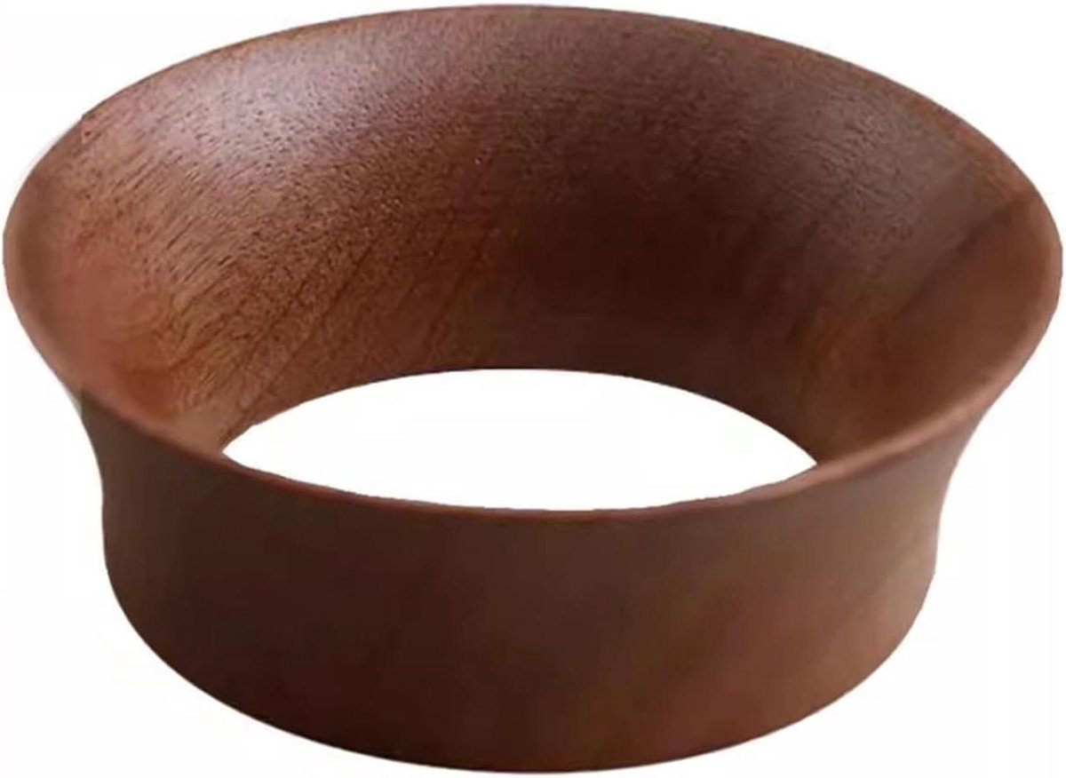 Koffie Doseerring - Portafilter Ring - Espresso Bereiden - Magnetische Houder - 58mm - Bruin