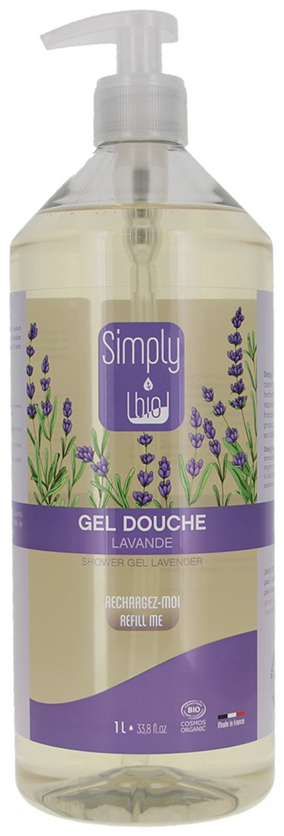 Simply Bio Lavendel Biologische Douchegel 1 L