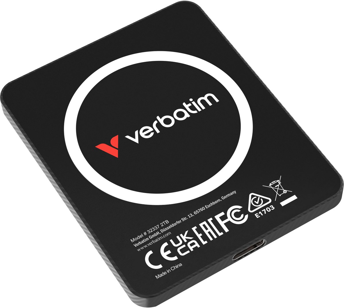 Verbatim SnapBack Ultra Slim SSD 2TB Schwarz