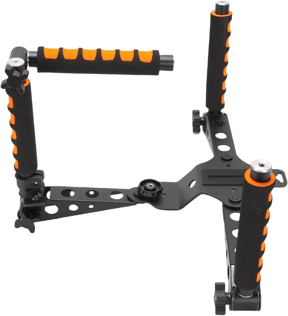 Camera Shoulder Rig - Stabilizer Kit - Video Opnames - Verstelbare Hoogte - 76.5 cm - Zwart