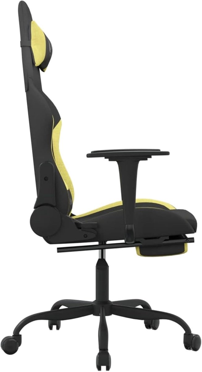 Leepesx Gaming Chair Massage and Footrest, Black and Light Green, Gaming Chairs, Economic Gaming Chair, Professional Gaming Chair (SPU: 345486) — afbeelding 4