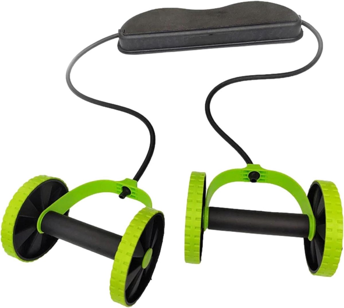Buikrol Trainingswiel - Buikspierroller Fitnesswiel - Core Training - Verstelbare Weerstand - 44.6 x 19 x 13.1 cm - Meerkleurig