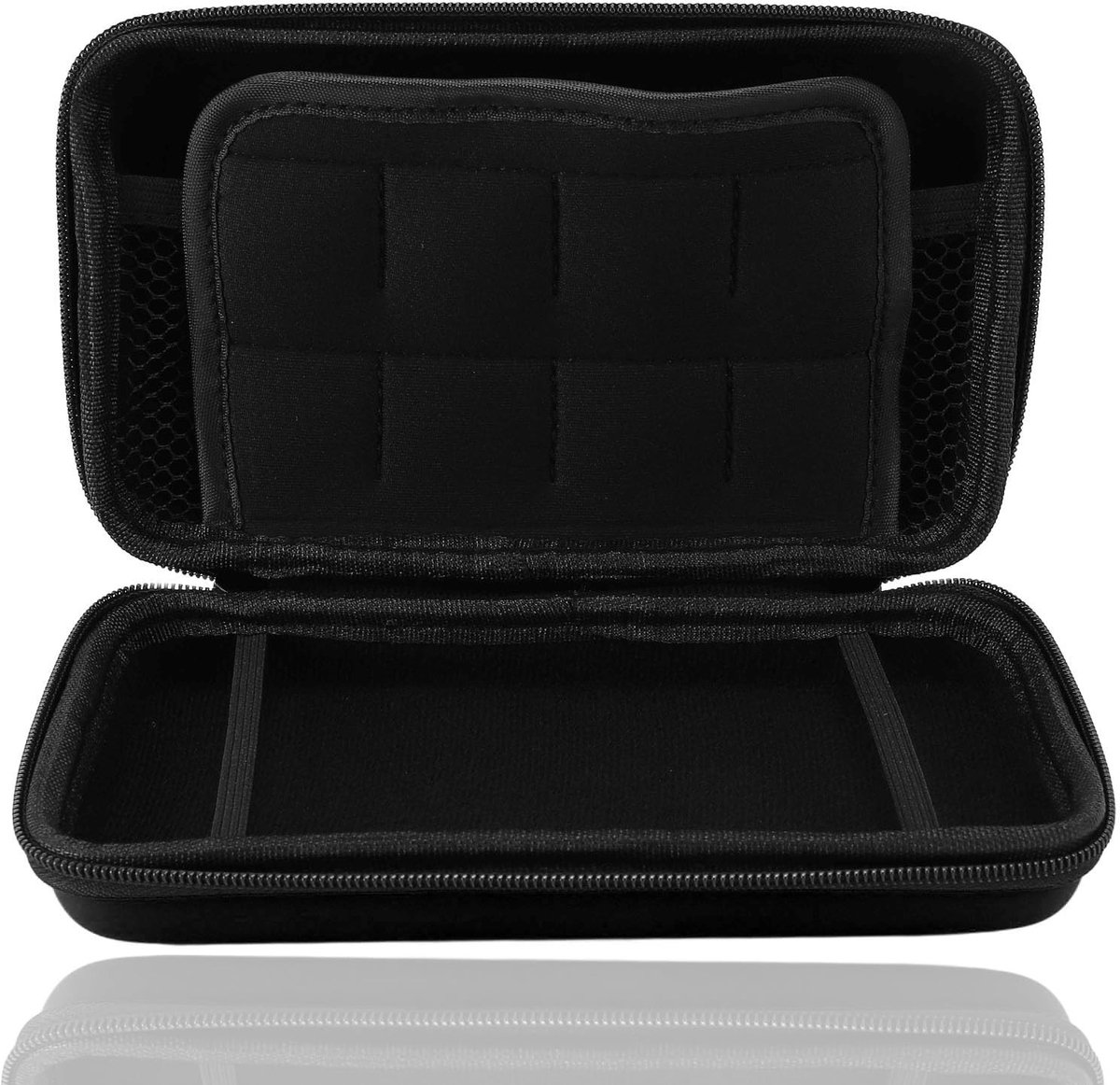 Dailygoods- Draagtas Waterdicht - Harde Beschermhoes - Draagbare Tas - 8 Gameslots - Polsband - Duurzaam Roestvrij Staal - Gamecase