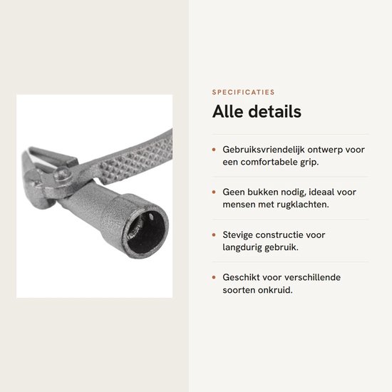 Handmatige Wortel Onkruidtrekker voor Efficiënt Wieden - Onkruid Wieder Gereedschap - Praktische Wortel Picker voor Tuinen en Binnenplaatsen van Merkloos	 — afbeelding 2