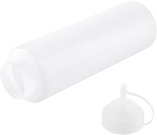 Allecto - Knijpflessen - Plastic knijpflessen - Herbruikbaar - 1L van Allecto — afbeelding 5