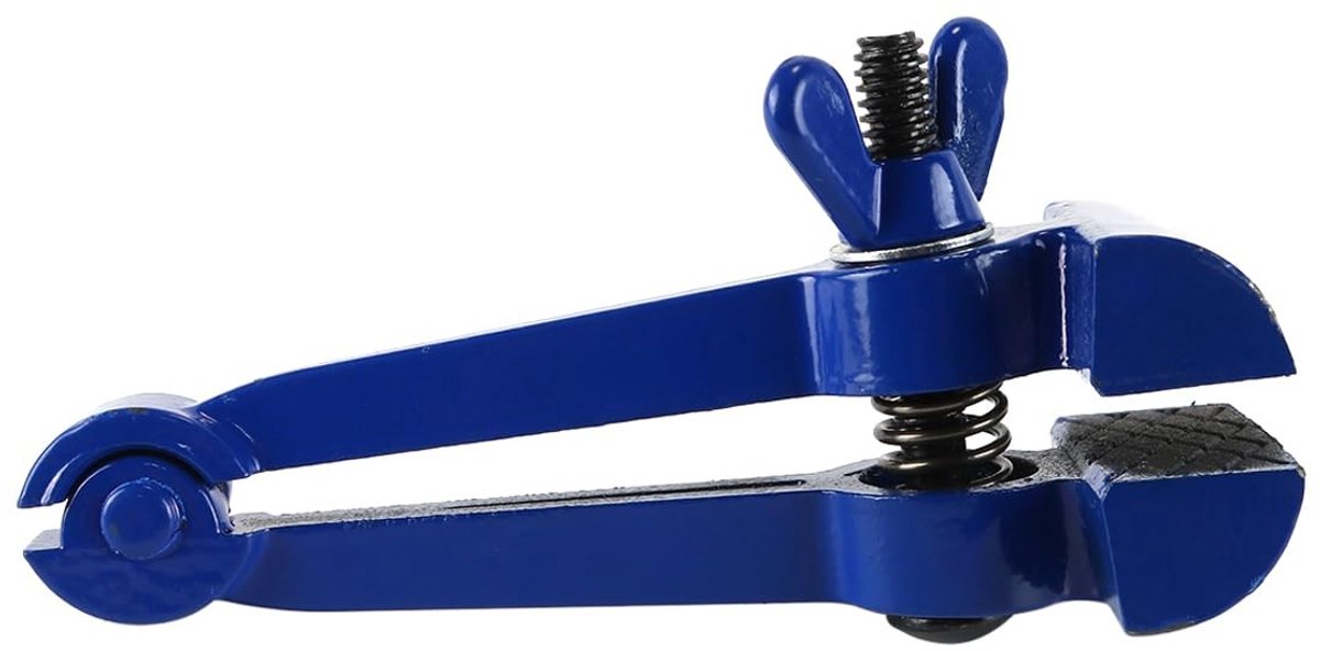 Dailygoods- Handbankschroef 50 mm - Verstelbare Klem - Draaibaar - Antislipbekken - Temperatuurbestendig - Krasvrije Kaken - Bankschroef