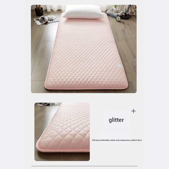 Vouwende Matras - Japanse Futon - Traditioneel Slapen - Traagschuim Middenlaag - 1.5 bij 2 meter - Niet gespecificeerd — afbeelding 4