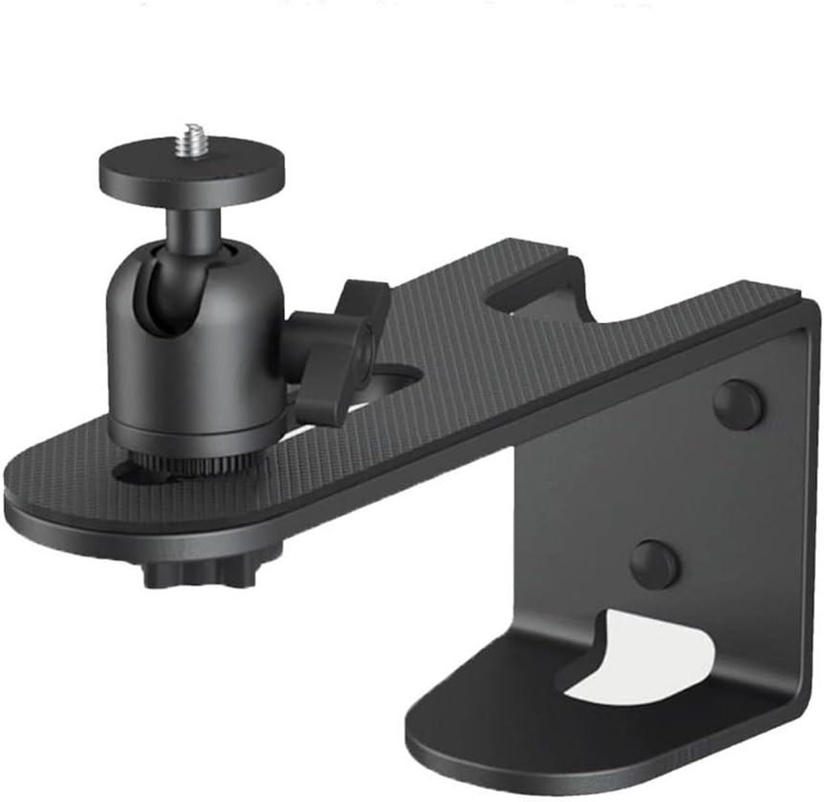 Projector Muurbeugel - Verstelbare Beugel - Thuisbioscoop Inrichten - Aluminium Metaal - Tot 80cm - Zwart