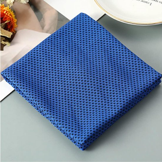 Koelhanddoek - IJsdoek Microvezel - Sport en Ontspanning - Sneldrogend Ademend - 30x80 cm - Roos Rood — afbeelding 2