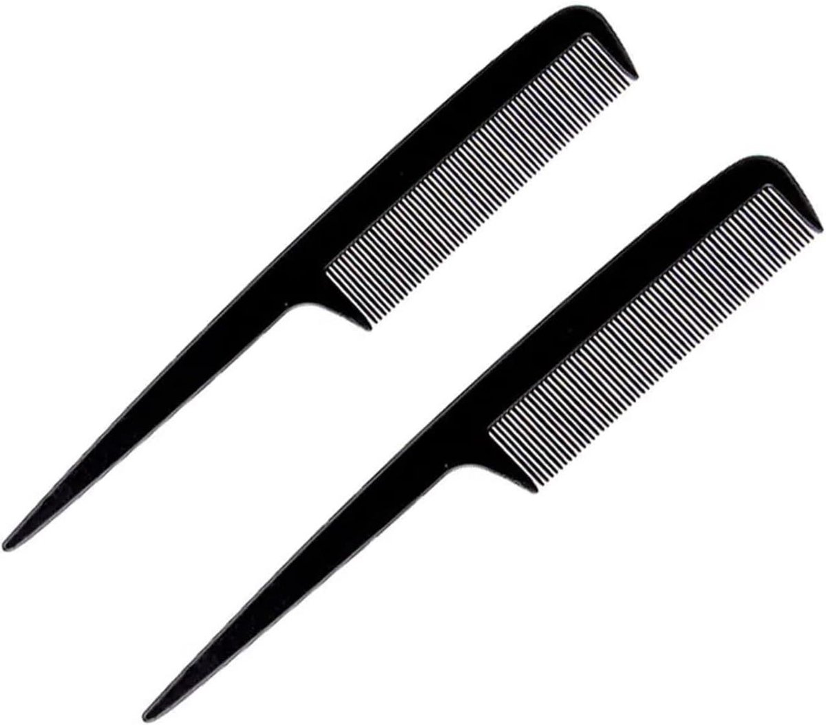Haarstylingkam Set - Kapperskam Ontklitter - Dagelijkse Haarverzorging - Multifunctioneel Gereedschap - 15-22.5 cm - Zwart