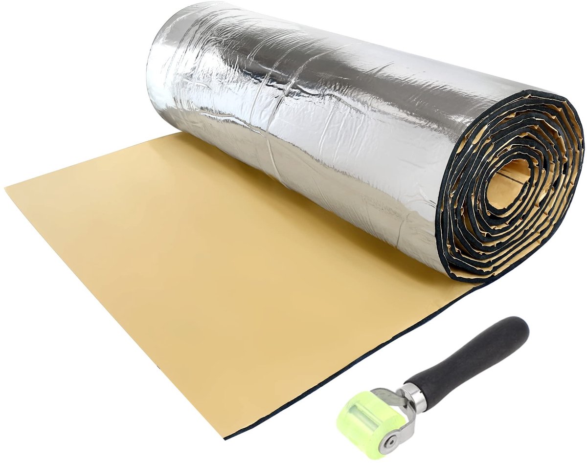 Dailygoods- Geluidsisolatie 1,52 m² - Auto Geluidsisolatie Mat 10 mm - Thermisch Isolerend - Waterdicht - Vochtbestendig - Vermindert Geluiden - Geluidsdemping