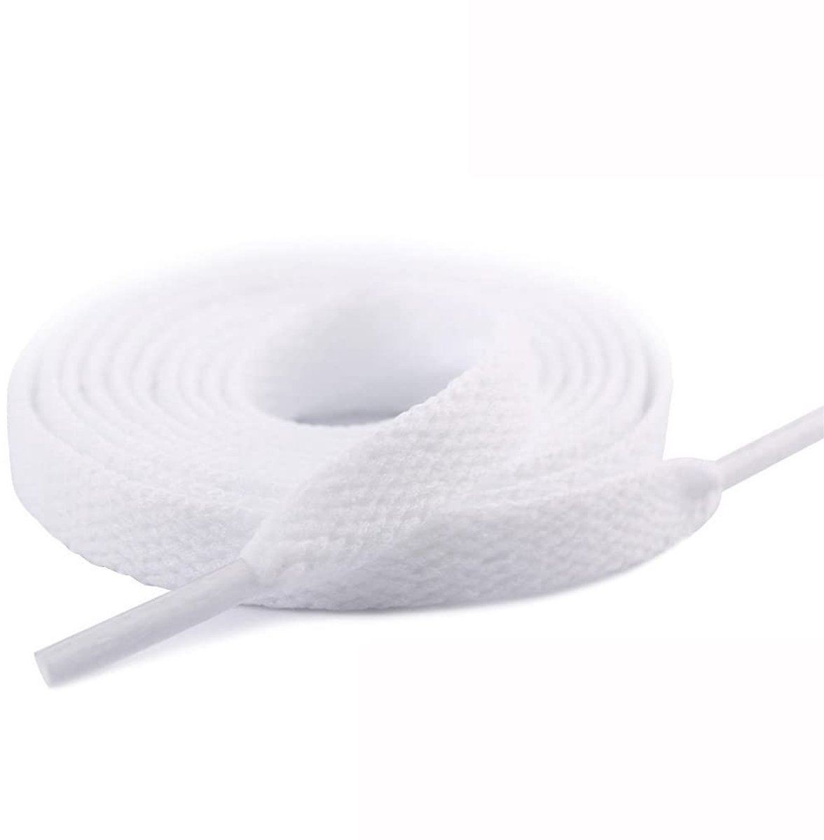 Dailygoods- Veters 8 mm Breed - Elastische Veters - Schoenveters 2 Paar - Veters voor Sportschoenen - Veters voor Casual Schoenen - Polyester Materiaal