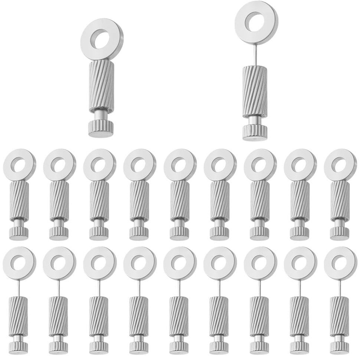 Dailygoods- Randpennen 20 Stuks - Positioneringsnaalden - Bevestigingsnaalden - Antislip - Robuuste Constructie - Gebruiksvriendelijk Ontwerp
