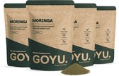 GOYU Moringa Poeder Biologisch Combideal 4x 60 gram - Oleifera – Weerstand - Moringa capsules - moringa olie - moringa poeder - Vegan - Zonder toevoegingen - Lab getest - 15 dagen voorraad per zakje -