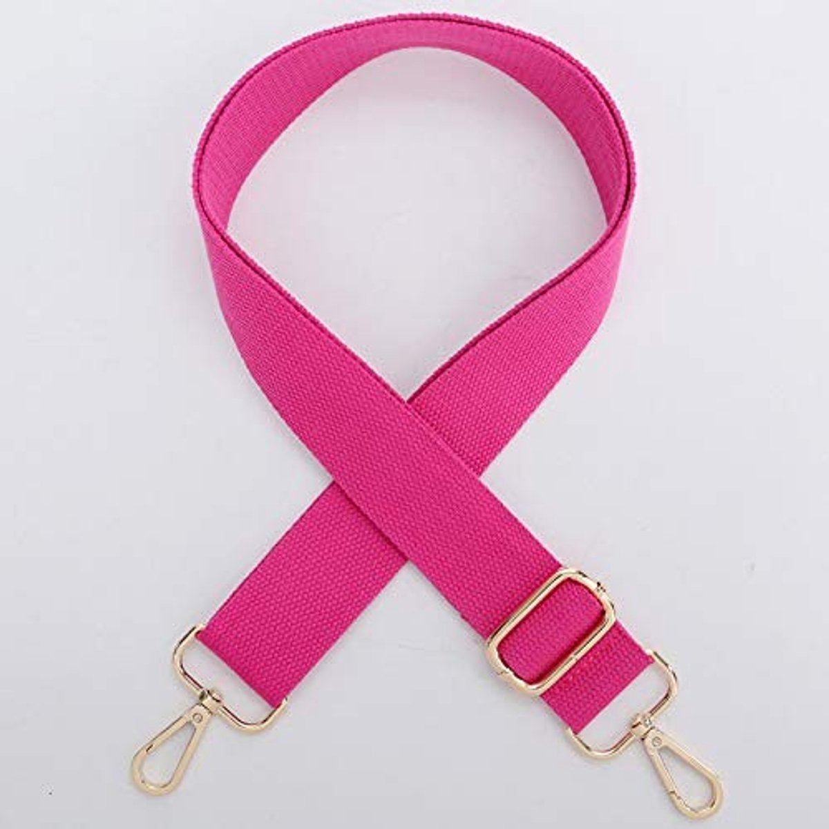 Dailygoods- Schouderriem Verstelbaar 80-140 cm - Brede Tasriem 3,8 cm - Tashengsel met Karabijnhaak - Schouderband voor Dames - Duurzaam Nylon - Comfortabele Sluiting