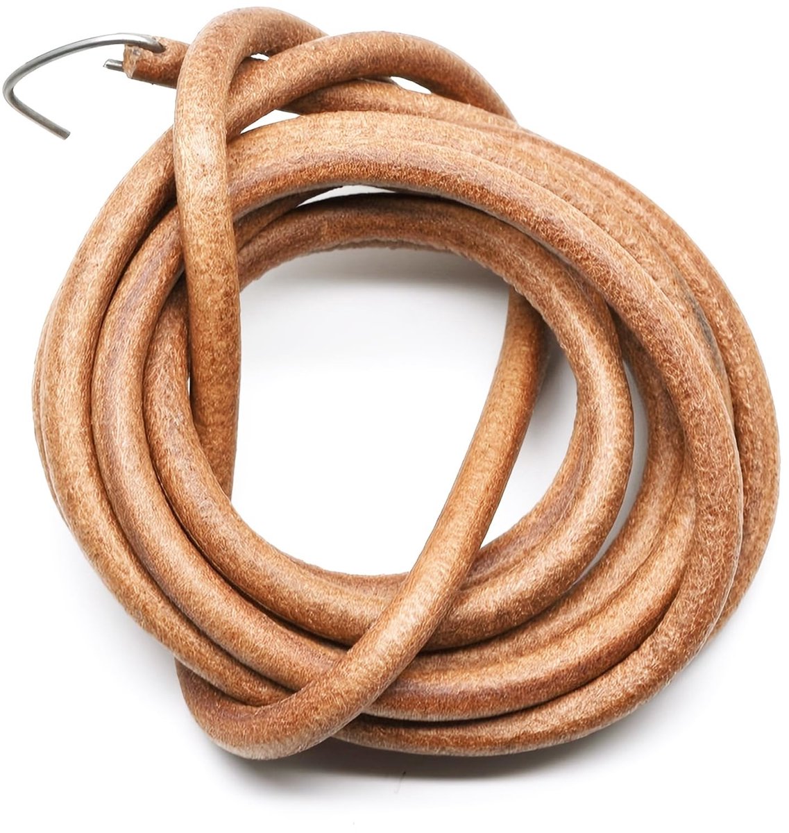 Dailygoods- Leren Koord 183 mm - Robuust 6 mm Dik - Hoogwaardig Rundleer - Compatibel met Vintage Naaimachines - Eenvoudige Installatie - Duurzaam - Naaimachineriem