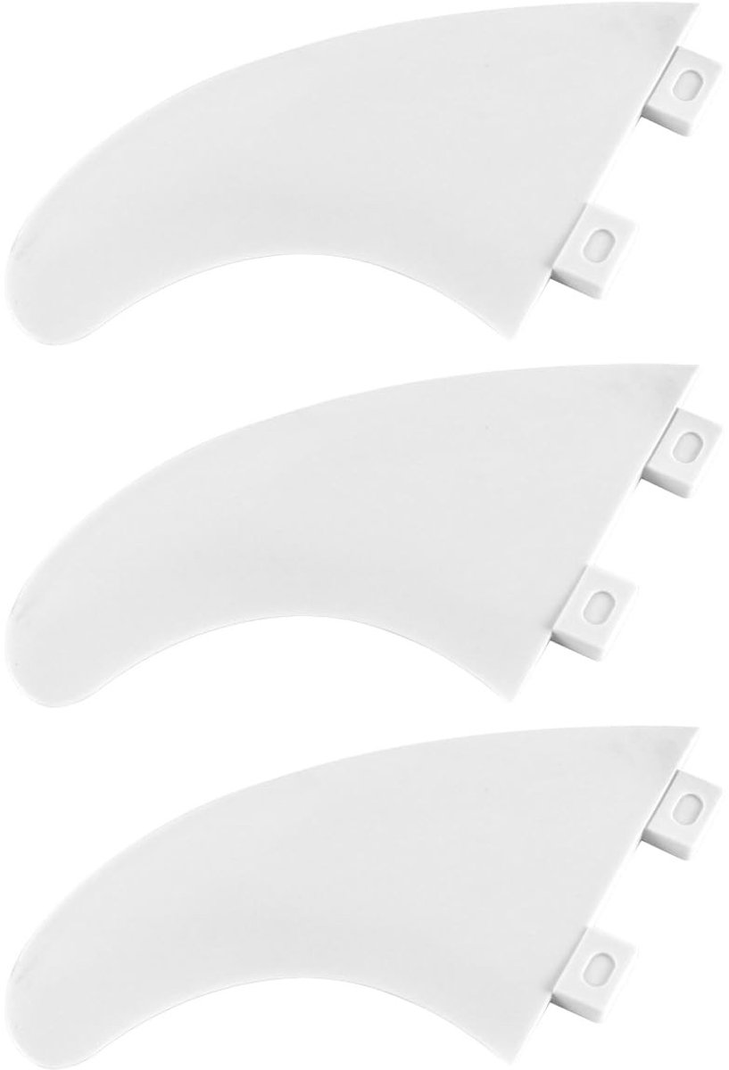Dailygoods- Vinnen Set van 3 - G5 Vinnen - Plastic - Lichtgewicht - Thruster Stijl - Geschikt voor Surfplank - Surfvinnen