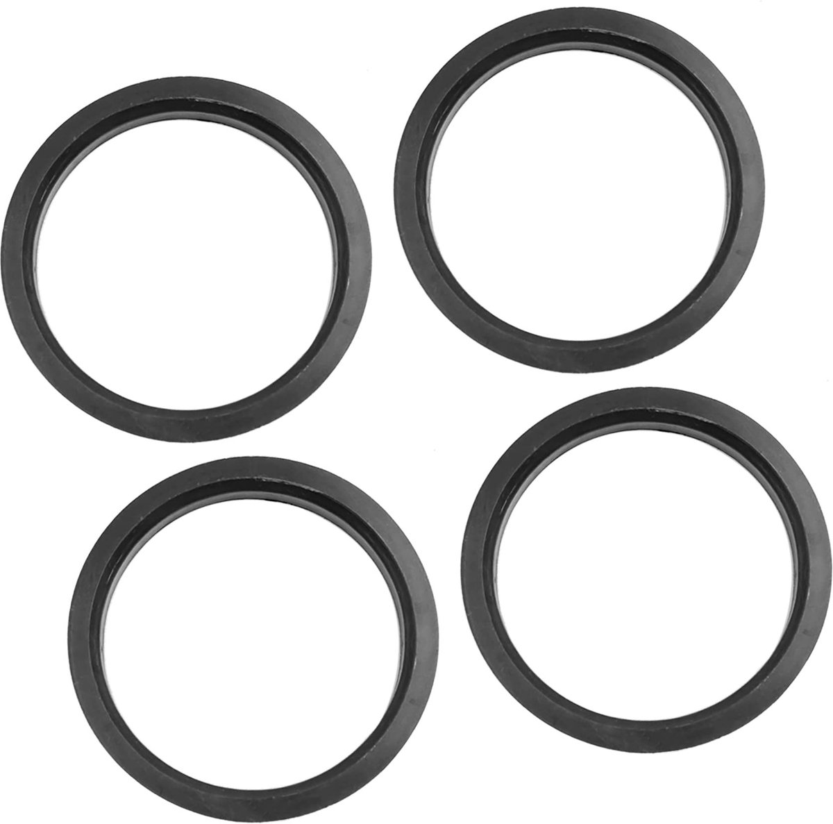 Dailygoods- Middennaaf Ring 73,1 tot 63,4 mm - Set van 4 - Nauwkeurige Aanpassing - Trillingsdemping - Perfecte Pasvorm - Diepte ca. 10 mm - Naafring