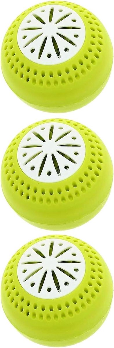 Koelkast ballen - Vocht absorberend - Voedsel bewaren - Geur verwijderend - 26D x 15B x 5H cm - Groen