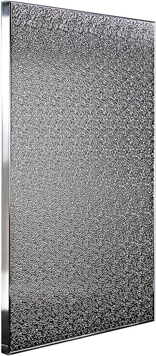 Warmte Isolatieplaat Hitteschild Keuken Brandpreventie Koken Vlamvertragend Aluminium 80x60cm Zilver