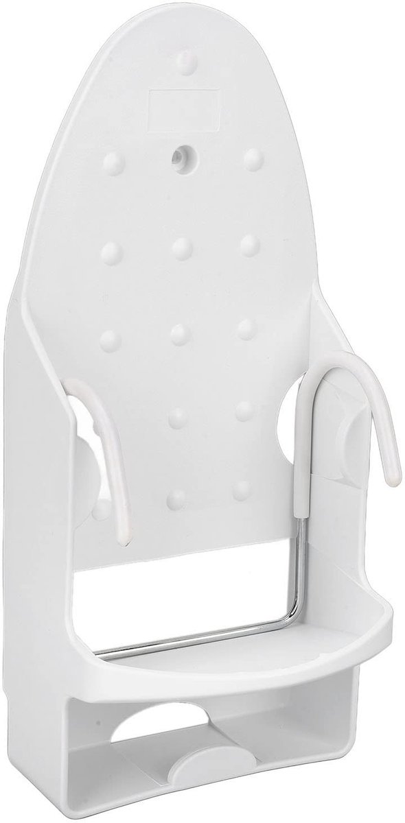 Dailygoods- Strijkplank Hanger 2-in-1 Ontwerp - Strijkijzer Houder - Ruimtebesparend - Hittebestendig - Eenvoudige Haken - Gemakkelijk te Reinigen - Strijkijzerhouder