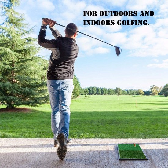 Dailygoods- Golfmat Oefenmat - Gazonmat - Trainen Golfswing - Draagbaar - Indoor/Outdoor - Compact Formaat - Golfoefenmat van Dailygoods — afbeelding 3