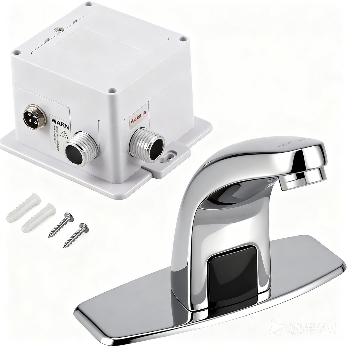 Dailygoods- Sensorkraan Automatische Infraroodsensor - Verchroomde Kraan - Koudwaterkraan - Keuken - Badkamer - Schakelkast
