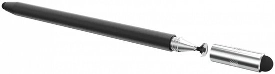 SBG Universele Stylus Pen Geschikt voor Telefoon Tablet en iPad - Twee zachte punten - Eén precisie punt - Zwart van Merkloos — afbeelding 4
