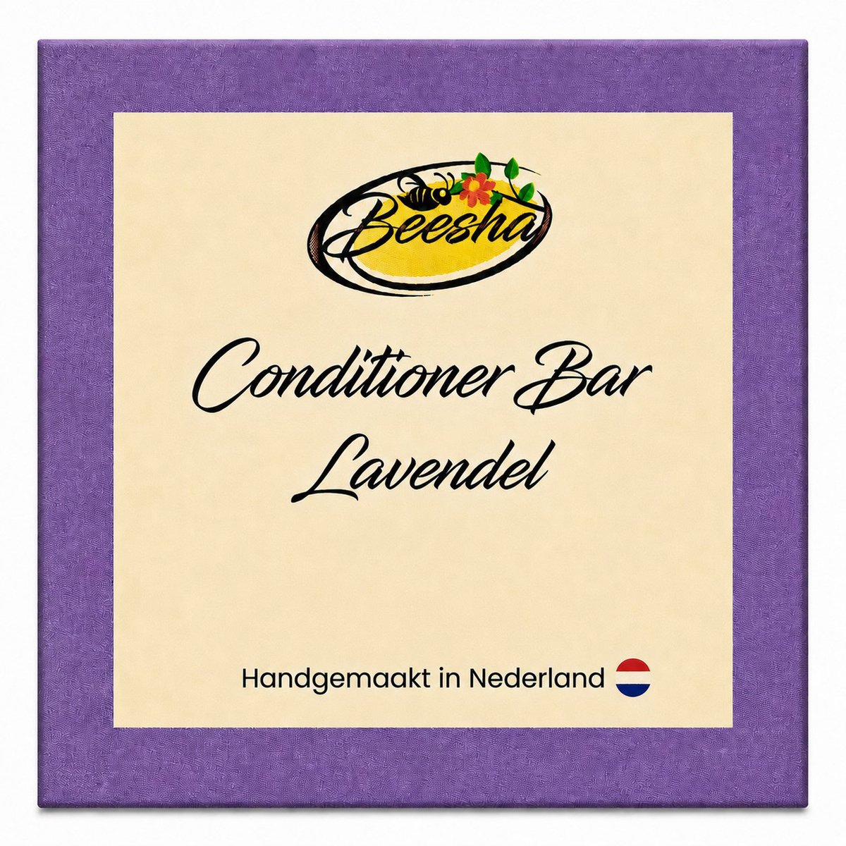 Beesha - Conditioner Bar Lavendel - Vegan - Sulfaatvrij - Parabeenvrij - CG Proof