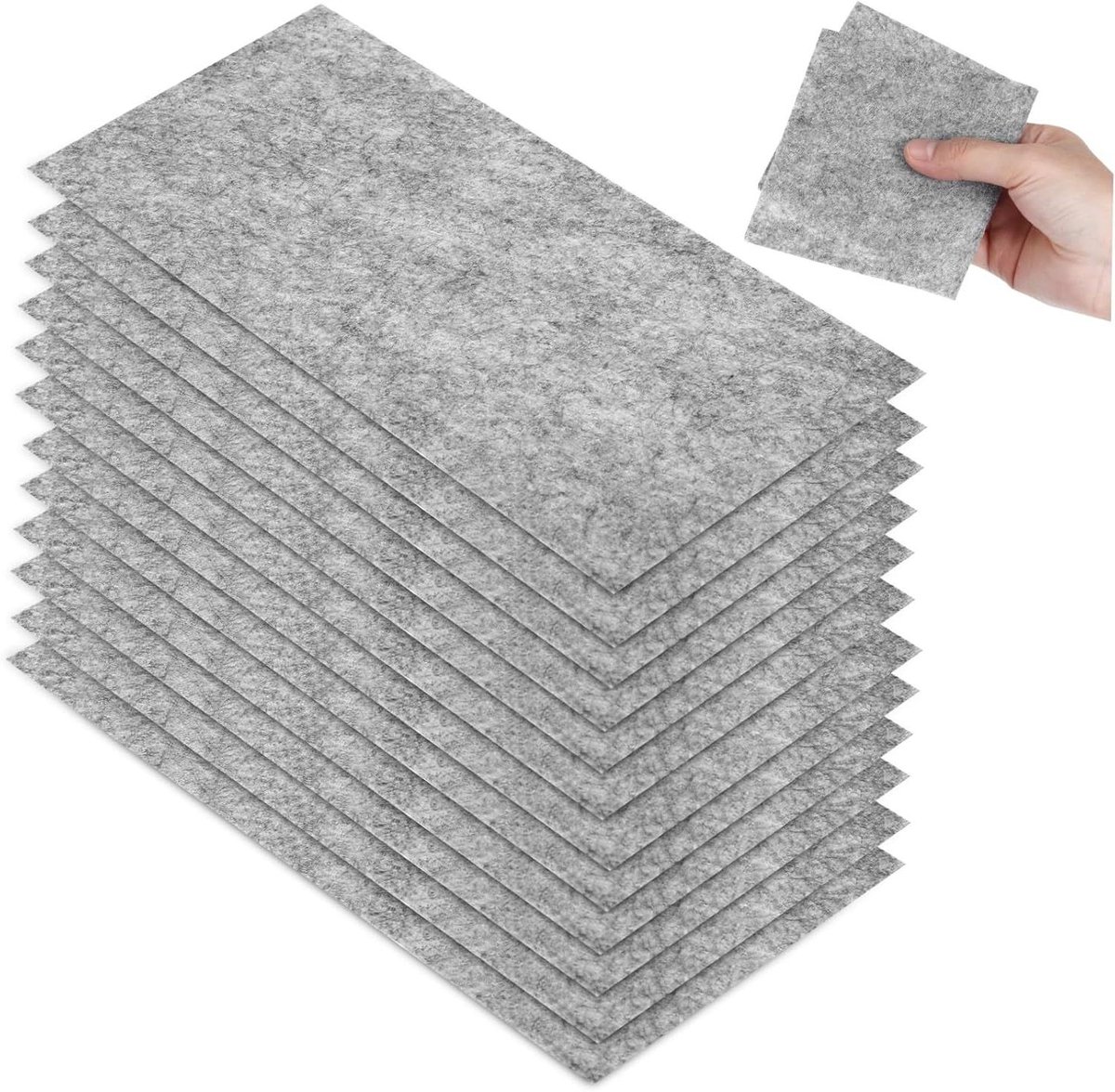 Autokras Verwijderaar - Nano Doekjes - Auto Polijsten - Verwijdert Krassen - 20x10 cm - Grijs