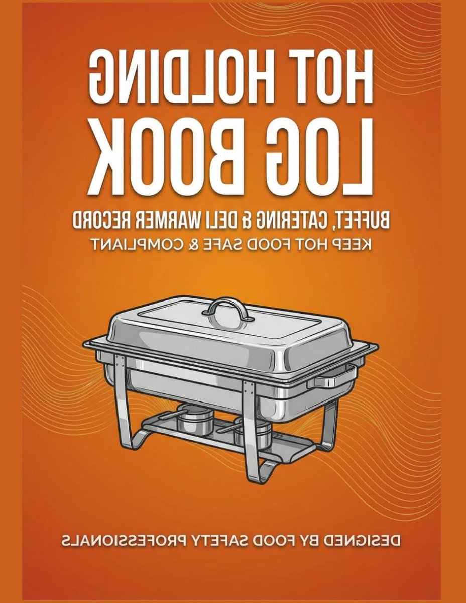 Hot Holding Logboek - Temperatuur Logboek - Voedselveiligheid Bijhouden - Professionele Log Vellen - 100 Pagina's - Oranje