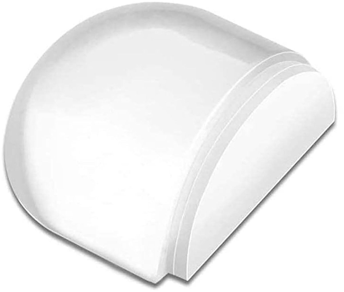 Dailygoods- Deurstopper Transparant - Deurbuffer - Deurstoppers voor Binnen - Deurvastzetter - Zelfklevend - Geschikt voor Gladde Vloeren - Deurschraper